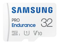 Samsung PRO Endurance MB-MJ32KA - Flash-muistikortti (sovitin microSDHC:stä SD:hen sisältyvä) - 32 Gt - Video Class V10 / UHS-I U1 / Class10 - microSDHC UHS-I - valkoinen MB-MJ32KA/EU