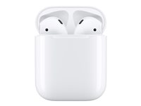 Apple AirPods with Charging Case - 2. sukupolvi - aidosti langattomat kuulokkeet mikrofonilla varustettu - korvanappi - Bluetooth MV7N2DN/A