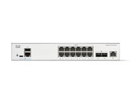 Cisco Catalyst 1300-12XT-2X - Kytkin - L3 - smart - 12 x 10GBase-T + 2 x 10 Gigabit SFP+ - telineeseen asennettava C1300-12XT-2X