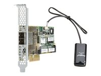 HPE Smart Array P431/2GB with FBWC - Kontrollerkort (RAID) - 8 Kanal - SATA 6Gb/s / SAS 12Gb/s - låg profil - RAID 0, 1, 5, 6, 10, 50, 60, 1 ADM, 10 ADM - PCIe 3.0 x8 - för Modular Smart Array 2040, 2040 10; ProLiant ML350e Gen8, SL210t Gen8, SL270s Gen8 698531-B21