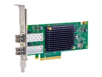 Emulex LPE36002-M64 - Isäntäväylän sovitin - PCIe 4.0 x8 matala profiili - 64Gb Fibre Channel Gen 7 (Short Wave) x 2 LPE36002-M64