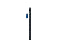 APC Easy Metered Rack PDU EPDU1132M - Kraftdistributionsenhet (kan monteras i rack) - AC 200/208/230 V - 7360 VA - Ethernet - ingång: IEC 60309 2P+E - utgångskontakter: 24 (20 x IEC 60320 C13, 4 x IEC 60320 C19) - 0U - 3 m sladd - svart - för P/N: SMX1500RM2UCNC, SMX2KR2UX145, SMX3KR2UNCX145, SMX750C, SMX750CNC, SMX750CUS EPDU1132M