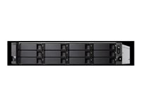 QNAP TS-h1886XU-RP R2 - NAS-server - 18 fack - kan monteras i rack - SATA 6Gb/s - RAID 0, 1, 5, 6, 10, 50, JBOD, 60, RAID TP - RAM 32 GB - 2.5 Gigabit Ethernet / 10 Gigabit Ethernet - iSCSI support - 2U TS-H1886XU-RP-R2-D1622-32G