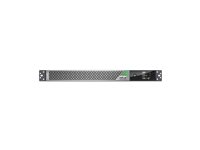 APC Smart-UPS Ultra - UPS (telineasennettava) (suuri tiheys) - upotettu verkonhallintakortti - Vaihtovirta 220/230/240 V - 2200 watti(a) - 2200 VA - Litiumioni - USB, Ethernet - lähtöliittimet: 5 - 1U - hopean harmaa SRTL2K2RM1UINC