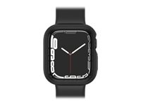 OtterBox EXO EDGE - Puskurikuori älykellolle - polykarbonaatti, TPE - musta malleihin Apple Watch (41 mm) 77-87562