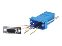 C2G - Seriell adapter - RJ-45 (hona) till DB-9 (hona) - blå 81545