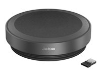 Jabra Speak2 75 UC - Kaiutinpuhelin handsfree - Bluetooth - langaton, langallinen - USB-C, USB-A - tummanharmaa - Zoom-sertifioitu, Cisco Webex Certified, Sertifioitu Zoom Rooms -tilaratkaisuille, Alcatel-Lucent -sertifioitu, Avaya-sertifioitu, Unify-sertifioitu, MFi-sertifioitu, Microsoft Swift Pair -sertifioitu, Amazon Chime -sertifioitu, Google Fast Pair -sertifioitu 2775-419