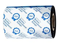 Brother Premium - Svart - original - 80 mm x 300 m - färgband (paket om 12) - för Brother TD-4650TNWBR, TD-4750TNWB, TD-4750TNWBR BSP1D300080