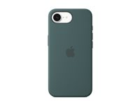 Apple - Skydd för mobiltelefon - silikon - lake green - för iPhone 16e MD3X4ZM/A