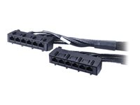 APC - Nätverkskabel - TAA-kompatibel - RJ-45 (hona) till RJ-45 (hona) - 2.7 m - UTP - CAT 6 - svart DDCC6-009