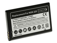 Insmat - Akku - Li-Ion - 1200 mAh malleihin Nokia 225 4G 106-9703