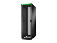 APC Easy Rack - Rack (vertikal) - skåp - plattpack - svart - 42U - 19" ER6202FP1