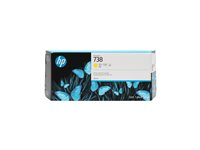 HP 738 - 300 ml - gul - original - DesignJet - bläckpatron - för DesignJet T950, XT950 676M8A