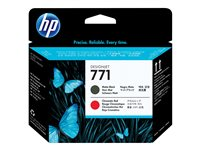 HP 771 - Mattsvart, kromröd - skrivhuvud CE017A