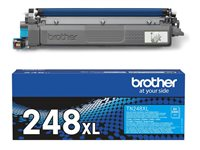 Brother TN248XLC - Tuottoisa - sinivihreä - alkuperäinen - laatikko - väriainekasetti malleihin Brother DCP-L3520, DCP-L3560, HL-L3220, HL-L3240, HL-L8240, MFC-L3760, MFC-L8390 TN248XLC