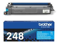 Brother TN-248C - Sinivihreä - alkuperäinen - laatikko - väriainekasetti malleihin Brother DCP-L3520, DCP-L3560, HL-L3220, HL-L3240, HL-L8240, MFC-L3760, MFC-L8390 TN248C