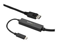 StarTech 9.8ft/3m USB C to DisplayPort 1.2 Cable 4K 60Hz, USB-C to DisplayPort Adapter Cable HBR2, USB Type-C DP Alt Mode to DP Monitor Video Cable, Compatible w/ Thunderbolt 3, Black - USB-C Male to DP Male (CDP2DPMM3MB) - Extern videoadapter - STM32F072CBU6 - USB-C - DisplayPort - svart CDP2DPMM3MB