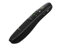Startech Wireless Presentation Remote with Green Laser Pointer - 90 ft. (27 m) - USB Presentation Clicker for Mac and Windows (PRESREMOTEG) - Presentationsfjärrkontroll - RF - svart PRESREMOTEG