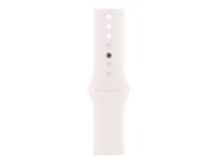 Apple - Band för smart klocka - 46mm - M/L (passar handleder på 160 - 210 mm) - ljus rouge - för Watch Hermès Series 12, SE 3, Series 10, Series 11, Series 12, Ultra 3, Ultra 4 MXM93ZM/A