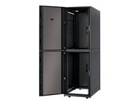APC NetShelter SX Colocation 2 x 20U Enclosure with Sides - Rack - svart - 42U - 19" - för P/N: SMTL1500RM3UC, SMTL1500RMI3UC, SMX2KR2UNCX145, SRTL3KRM1UC, SRTL3KRM1UNC AR3200