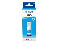 Epson 103 - 65 ml - cyan - original - påfyllnadsbläck - för Epson L1210, L3210, L3211, L3250, L3251, L3256, L3260, L3266; EcoTank L11050, L1250, L5396 C13T00S24A10