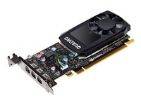 NVIDIA Quadro - Grafikkort - Quadro P400 - 2 GB GDDR5 - PCIe 3.0 x16 låg profil - 3 x Mini DisplayPort VCQP400V2-SB