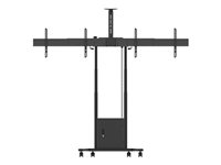 Multibrackets M Motorized Floorstand - Asennuspakkaus (kamerahylly, cabinet unit, kärryteline) - moottorikäyttöinen malleihin 2 LCD-näyttöä - musta -näytön koko: 40"-65" - lattialla seisova - lähtö: 32 V 7350073738557