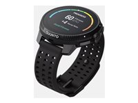 Suunto Race - Lasikuituvahvisteinen polyamidi - urheilukello kanssa hihna - silikoni ranteen koko: 125-175 mm - näyttö 1.43" - Bluetooth - 83 g - kokomusta SS050929000