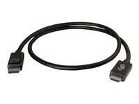 C2G 3ft DisplayPort to HDMI Cable - DP to HDMI Adapter Cable - M/M - DisplayPort -kaapeli - DisplayPort (uros) to HDMI (uros) - 91.4 cm - musta 54325