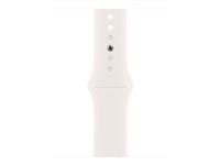 Apple - Band för smart klocka - 42mm - storlek S/M - ljus rouge - för Watch Hermès Series 12, Hermès Series 9, SE 3, Series 10, Series 11, Series 12, Series 9 MXLN3ZM/A