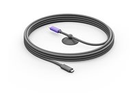 Logitech - USB-kabel - USB-C (hane) till USB-C (hane) - USB 3.1 Gen 2 - 5 m - för MeetUp 2 952-000195