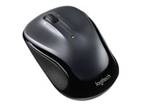 Logitech M325s - Hiiri - oikea- ja vasenkätiselle - optinen - 5 painiketta - langaton - 2.4 GHz - USB johdoton vastaanotin - tummanharmaa 910-006812