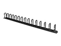 Startech Vertical 0U Server Rack Cable Management w/ D-Ring Hooks - 20U Network Rack Cord Manager Panel - 3ft Wire Organizer (CMVER20UD) - D-ringkabelhanteringssats - 91.4 cm - svart - 20U - för P/N: RK2537BKM, RK4242BK24, RK4242BK30 CMVER20UD