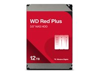 WD Red Plus WD120EFBX - Kiintolevyasema - 12 Tt - sisäinen - 3.5" - SATA 6Gb/s - 7200 kierrosta/min - puskuri: 256 Mt WD120EFBX