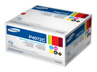 Samsung CLT-P4072C Rainbow kit - 4-pack - svart, gul, cyan, magenta - original - tonerkassett - för CLP-320, 320N, 325, 325W; CLX-3185, 3185FN, 3185FW, 3185N, 3185W CLT-P4072C/ELS