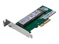 Lenovo ThinkStation M.2 SSD Adapter - Liitäntäsovitin - M.2 - M.2 Card - matala profiili - PCIe 3.0 x4 malleihin ThinkCentre M75t Gen 2; ThinkStation P310; P320; P330; P330 Gen 2; P340; P350; P410 4XH0L08579