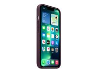 Apple - Skydd för mobiltelefon - med MagSafe - läder - mörk körsbär - för iPhone 13 Pro MM1A3ZM/A