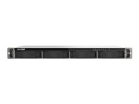 QNAP TS-433EU - NAS-server - 4 fack - kan monteras i rack - SATA 6Gb/s - RAID 0, 1, 5, 6, 10, JBOD, 50, 60 - RAM 4 GB - Gigabit Ethernet / 2.5 Gigabit Ethernet - iSCSI support - 1U TS-433EU