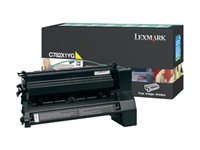 Lexmark - Erittäin tuottoisa - keltainen - alkuperäinen - väriainekasetti LCCP, LRP malleihin Lexmark C782dn, C782dtn, C782n, X782e, X782e MFP, X782e Page Plus Solution C782X1YG