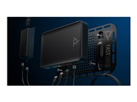 HP Poly Studio G62 - Utan nätsladd - videokonferenssystem - Certifierad för Microsoft-teams, Certifierad för Poly Video - svart - TAA-kompatibel - med PoE+ Adapter - power adapter included 99T18AA#AC3