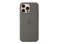 Apple - Skydd för mobiltelefon - MagSafe-kompatibilitet - silikon - stone grey - för iPhone 16 Pro Max MYYV3ZM/A