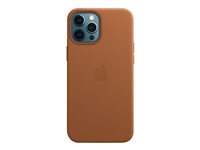 Apple - Skydd för mobiltelefon - med MagSafe - läder - sadelbrun - för iPhone 12 Pro Max MHKL3ZM/A