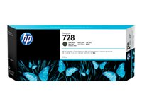 HP 728 - 300 ml - mattsvart - original - DesignJet - bläckpatron - för DesignJet T730, T830 F9J68A