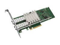 Intel X520-DA2 - Nätverksadapter - PCIe 2.0 x8 låg profil - 10GbE, FCoE - 2 portar - för ThinkServer RD330; RD340; RD430; RD440; RD530; RD540; RD640; TD340 0C19486