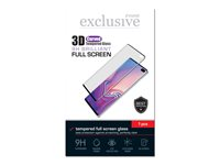Insmat Exclusive - Näytön suojus tuotteelle matkapuhelin - 3D - lasi - kehyksen väri musta malleihin Samsung Galaxy S20 Ultra, S20 Ultra 5G 861-1147