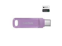 SanDisk Ultra Dual Drive Go - USB flash-enhet - 512 GB - USB 3.2 Gen 1 / USB-C - lavendel SDDDC3-512G-G46L