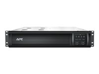 APC Smart-UPS 1500 - UPS (kan monteras i rack) - AC 120 V - 1000 watt - 1440 VA - 1-fas - USB, serial - utgångskontakter: 6 - 2U - svart - TAA-kompatibel - för P/N: AR4012A, AR4017A, AR4032A, AR4038LA SMT1500RMX93