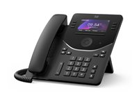 Cisco Desk Phone 9851 - VoIP -puhelin - sekä Trusted Platform Module (TPM) 2.0 toiminnolla soittajan tunnistin/odotetaan soittoa - SIP, SDP, RTCP, RTP, SRTP - 46 riviä - hiilen musta DP-9851-K9=