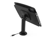 Compulocks Surface Pro 8-10 Space Enclosure Tilting Stand 4" Black - Asennuspakkaus (kotelo, pylvästeline) malleihin tabletti - lukittava - korkealaatuinen alumiini - musta -näytön koko: 13" - pintaan asennettava malleihin Microsoft Surface Pro 8, Pro 9 TCDP04580SPSB