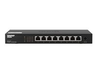 QNAP QSW-1108-8T - Kytkin - hallitsematon - 8 x 10/100/1000/2.5G - työpöytä QSW-1108-8T